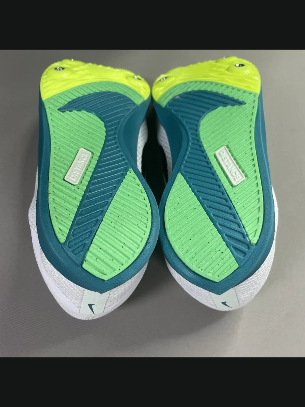 NEW Nike Shoes Mens 6 Womens 7.5 white rival distance track field cleats sports